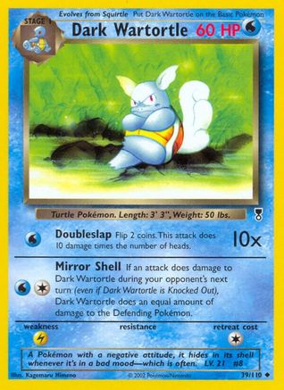 Dark Wartortle 39/110 - [Legendary Collection]