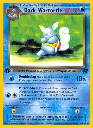 Dark Wartortle 46/82 - [Team Rocket] Unlimited