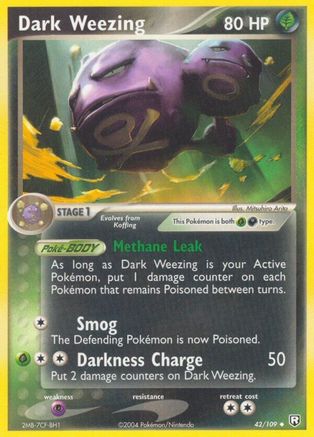 Dark Weezing 42/109 - [Team Rocket Returns] Reverse Holofoil