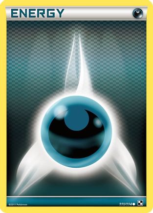 Darkness Energy (Basic) 111/114 - [Black and White] Reverse Holofoil
