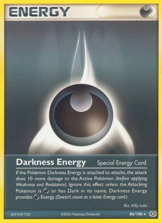Énergie des Ténèbres (86/106) (Estampillée) [EX : Émeraude] 