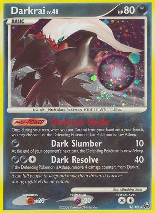 Darkrai (3/100) [Diamant et perle : Majestic Dawn] 