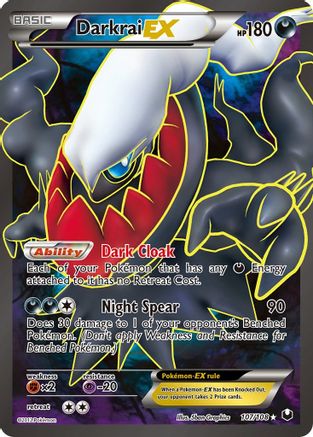 Darkrai EX (107 Full Art) 107/108 - [Dark Explorers] Holofoil