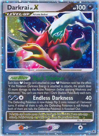 Darkrai LV.X (DP19) [Diamant et Perle : Promos Black Star] 