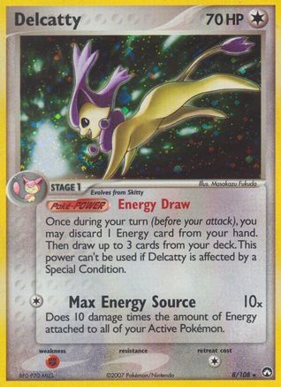 Delcatty (8/108) (Estampillé) [EX : Power Keepers] 
