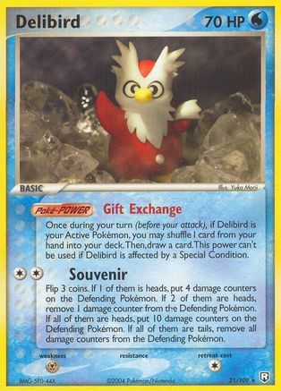 Delibird 21/109 - [Team Rocket Returns] Reverse Holofoil