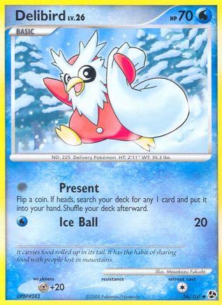 Delibird (36/106) [Diamant &amp; Perle : Grandes Rencontres] 