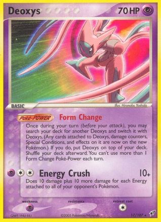 Deoxys (Attack Forme)/107 - [Deoxys] Reverse Holofoil