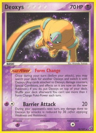 Deoxys (Defense Forme)/107 - [Deoxys] Reverse Holofoil