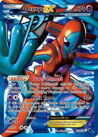 Deoxys EX (111/116) [Noir et blanc : Gel du plasma] 