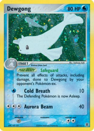 Dewgong (3/112) [EX : Rouge Feu et Vert Feuille] 