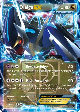 Dialga EX (65/101) [Noir et blanc : explosion de plasma] 