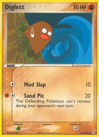 Diglett 50/100 - [Crystal Guardians] Reverse Holofoil