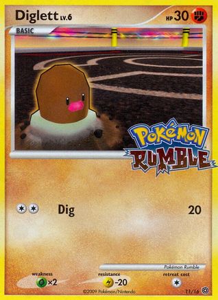 Diglett (16/11) [Pokémon Rumble] 