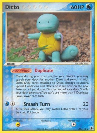 Ditto - 040/113 (Squirtle) 40/113 - [Delta Species]