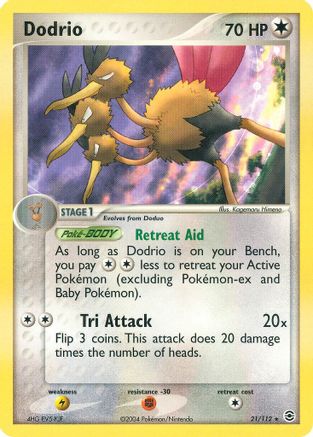 Dodrio (21/112) [EX : Rouge Feu et Vert Feuille] 