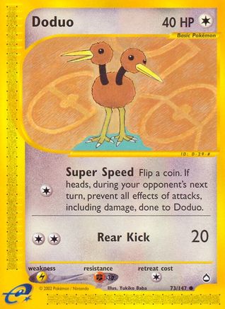 Doduo (73/147) [Aquapolis] 