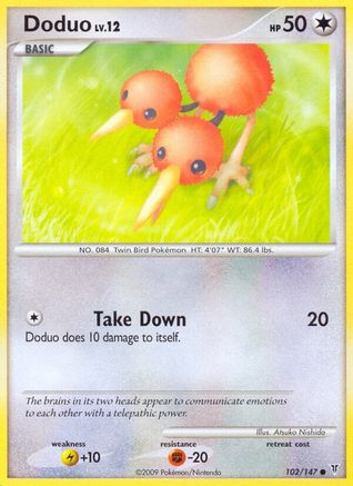 Doduo (102/147) [Platine : Vainqueurs Suprêmes] 