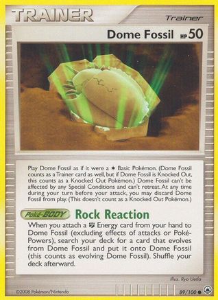 Dome Fossil (89/100) [Diamant et perle : Majestic Dawn] 
