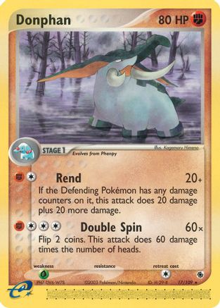 Donphan (17/109) [EX : Rubis et Saphir] 
