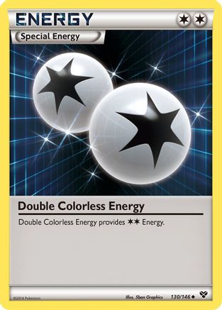 Double énergie incolore (130/146) [XY : ensemble de base] 
