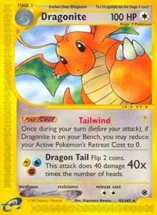 Dragonite (43/165) [Expédition : Ensemble de base] 