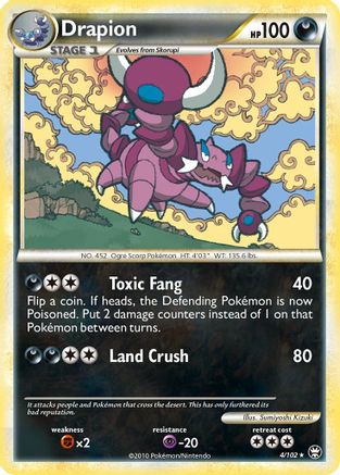 Drapion 4/102 - [Triumphant] Holofoil