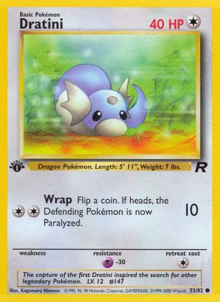 Dratini 53/82 - [Team Rocket] 1st Edition
