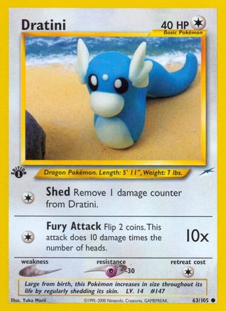 Dratini 63/105 - [Neo Destiny] 1st Edition