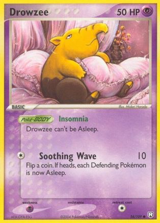 Drowzee 54/109 - [Team Rocket Returns] Reverse Holofoil