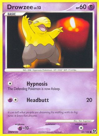 Drowzee (65/106) [Diamant et Perle : Grandes rencontres] 