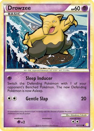 Drowzee (62/123) [HeartGold &amp; SoulSilver : Ensemble de base] 