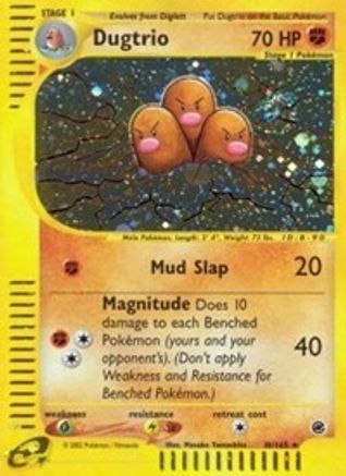 Dugtrio (10/165) [Expédition : Ensemble de base] 