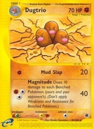 Dugtrio (44/165) [Expédition : Ensemble de base] 