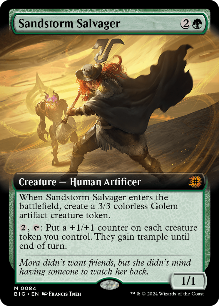 Sandstorm Salvager (BIG-084) - [The Big Score] : (Art étendu)