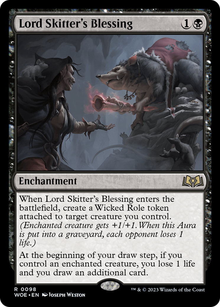 Lord Skitter's Blessing (WOE-098) - [Wilds of Eldraine] Foil