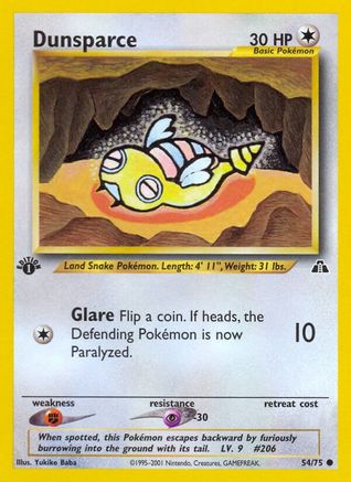 Dunsparce 54/75 - [Neo Discovery] 1st Edition