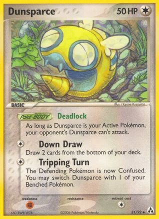 Dunsparce (31/92) (Estampillé) [EX : Legend Maker] 
