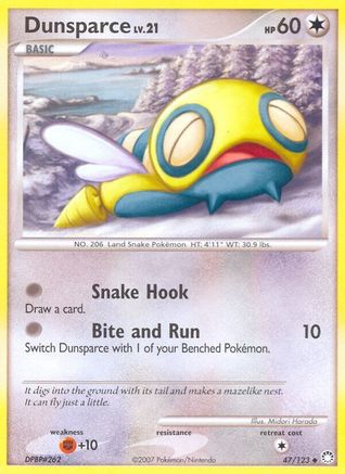 Dunsparce (47/123) [Diamant et perle : trésors mystérieux] 