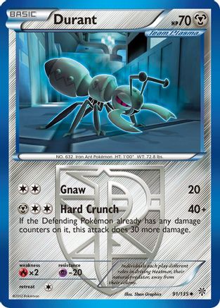 Durant (Team Plasma) (91) 91/135 - [Plasma Storm]