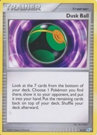 Dusk Ball (9/12) [Diamant &amp; Perle : Kit d'entraînement - Manaphy] 
