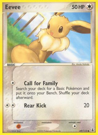 Eevee - 069/113 69/113 - [Delta Species] Reverse Holofoil