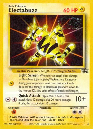 Electabuzz (2) [Wizards of the Coast : Black Star Promos] 