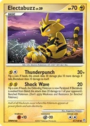 Electabuzz (81/130) [Diamant et perle : ensemble de base] 