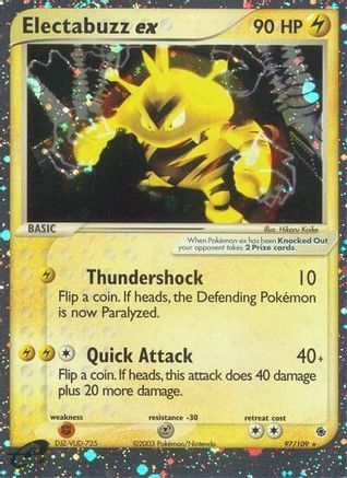 Electabuzz ex (97/109) [EX : Rubis et Saphir] 