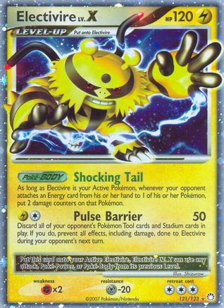 Electivire LV.X (121/123) [Diamant &amp; Perle : Trésors mystérieux] 