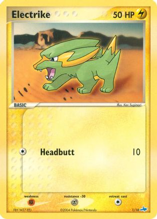Electrike (1/10) [EX : Kit d'entraînement - Latios] 