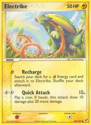 Electrike - 060/107 60/107 - [Deoxys] Reverse Holofoil