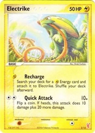 Electrike (2/12) [EX : Kit d'entraînement 2 - Plusle] 