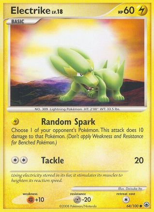 Electrike (64/100) [Diamant &amp; Perle : Majestic Dawn] 
